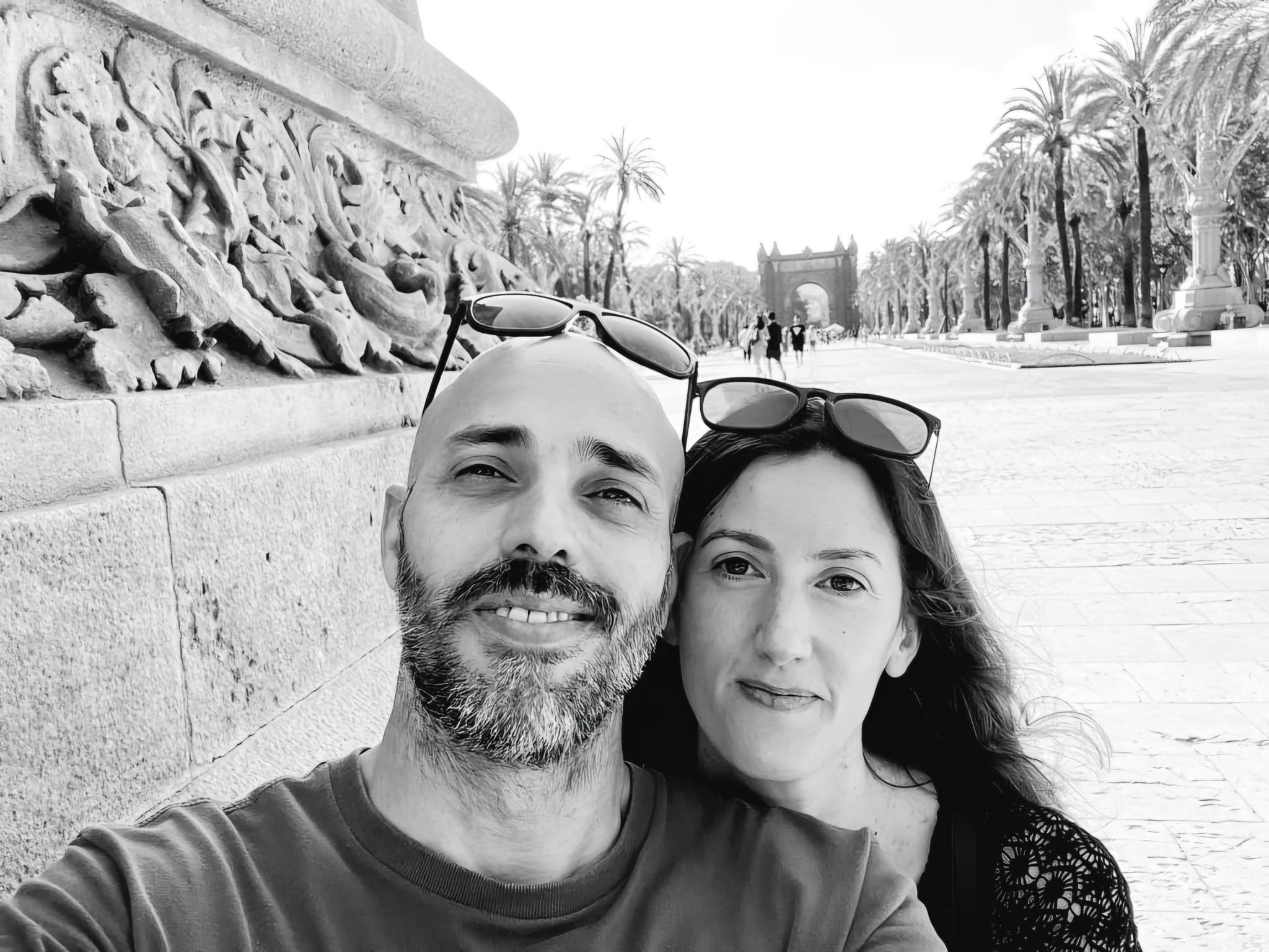 Foto de los novios